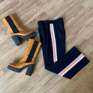 Zara Colorful Tuxedo Striped Pants